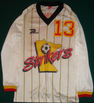 MISL Minnesota Strikers 1985-86 Road Jersey Stan Cummins