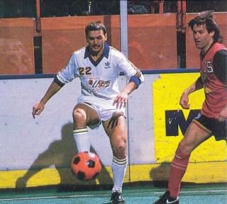 Strikers 86-87 Home Chris Dangerfield, Lazers