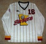 Strikers 87-88 Road Jersey George Gelnovatch