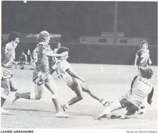 NASL Soccer California Surf 79 Home Back Laurie Abrahams