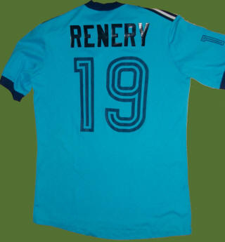 NASL Soccer California Surf 79 Road Jersey Len Renery Back