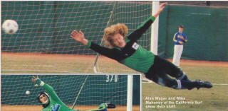 NASL Soccer California Surf 79-81 Goalie Mike Mahoney