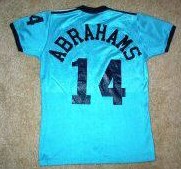 NASL Soccer California Surf 80 Road Jersey Laurie Abrahams Back