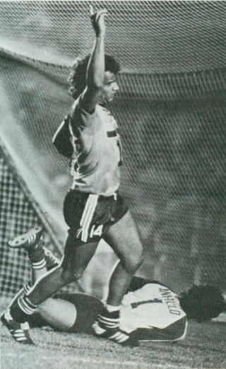 NASL Soccer California Surf 1980 Road Laurie Abraham, Aztecs