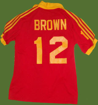 Tea Men 81 Road Jersey Tony Brown Back