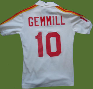 Tea Men 82 Home Jersey Archie Gemmill Back