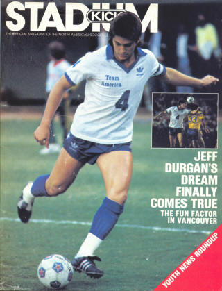 NASL Soccer Team America 83 Home Jeff Durgan