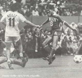 NASL Soccer Portland Timbers 75 Home Jimmy Kelly Back 2