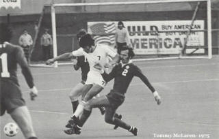 NASL Soccer Portland Timbers 75 Home Tom McLaren