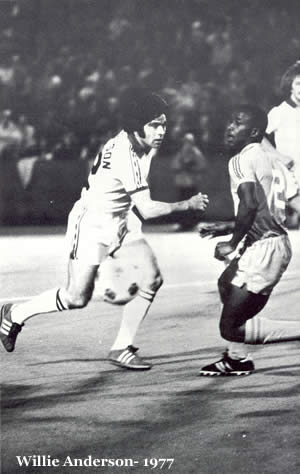 NASL Soccer Portland Timbers 77 Home Willie Anderson