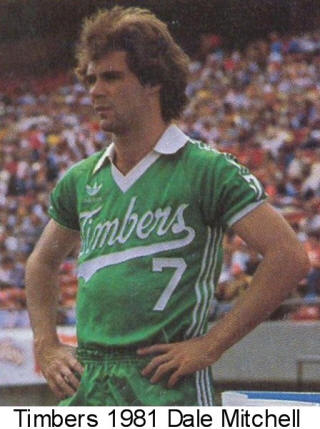 NASL Portland Timbers 81 Road Dale Mitchell