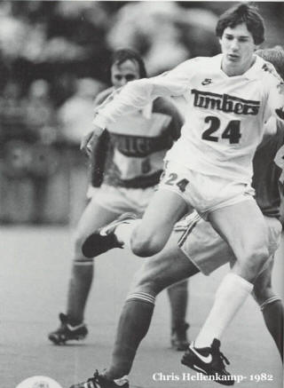 NASL Soccer Portland Timbers 82 Home Chris Hellenkamp