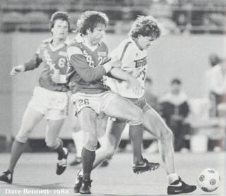 San Diego Sockers Portland Timbers 1982 Home Dave Bennett Nigel Walker