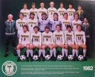 NASL Soccer Portland Timbers 82 Home Team