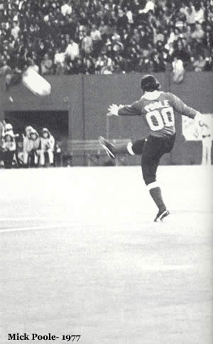 NASL Soccer Portland Timbers 77 Goalie Back Mick Poole