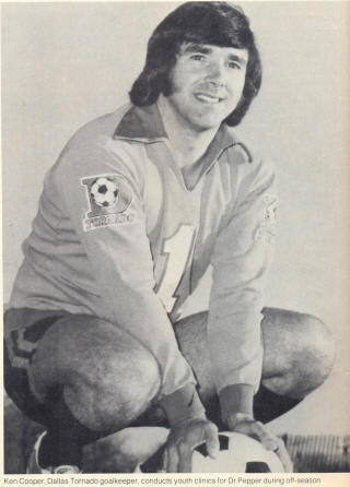 Tornado 74 Goalie Ken Cooper