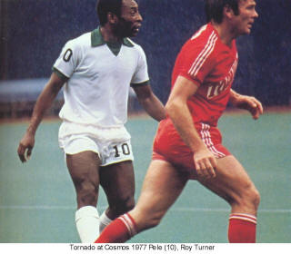 New York Cosmos Dallas Tornado 1977 Pele, Roy Turner