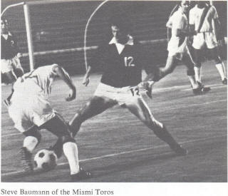 Miami Toros 1974 Road LS Steve Baumann