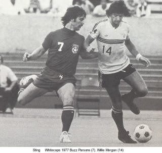 NASL Soccer Vancouver Whitecaps 77 Road Buzz Parsons