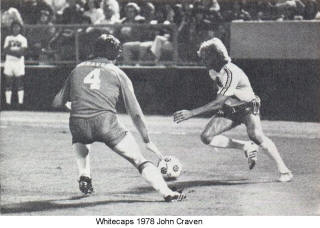 NASL Vancouver Whitecaps 78 Road Back John Craven