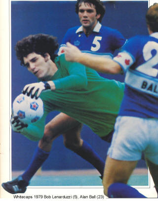 NASL Vancouver Whitecaps 79 Road Back Alan Ball Bob Lenarduzzi