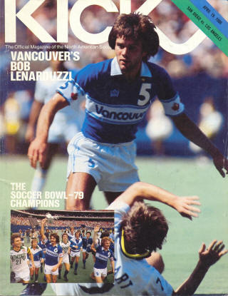 NASL Soccer Vancouver Whitecaps 79 Road Bob Lenarduzzi