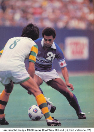 NASL Soccer Vancouver Whitecaps 79 Road Carl Valentine (2)