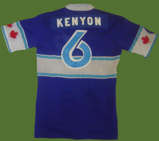 NASL Vancouver Whitecaps 79 Road Jersey Roger Kenyon Back