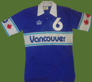 NASL Vancouver Whitecaps 79 Road Jersey Roger Kenyon