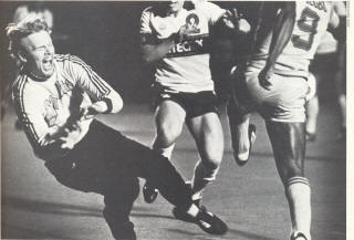 Edmondton Drillers Vancouver Whitecaps 1979 Ray Lewington, Jan Endemen