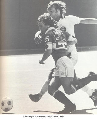 NASL Vancouver Whitecaps 80 Road Back Gerry Gray Cosmos