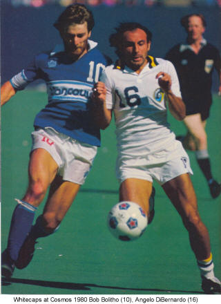 NASL Soccer Vancouver Whitecaps 80 Road Bob Bolitho