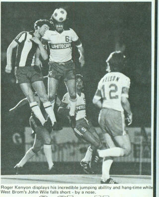 Whitecaps 81 Home Roger Kenyon, West Brom