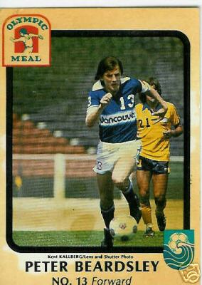 NASL Soccer Vancouver Whitecaps 81 Road Peter Beardsley