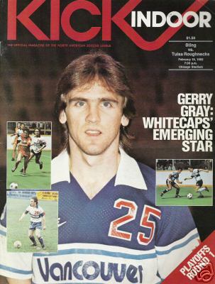 NASL Soccer Vancouver Whitecaps 82 Road Gerry Gray