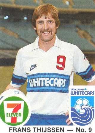 NASL Soccer Vancouver Whitecaps 83 Home Frans Thijssen 2