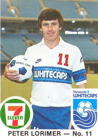 NASL Soccer Vancouver Whitecaps 83 Home Peter Lorimer 2'