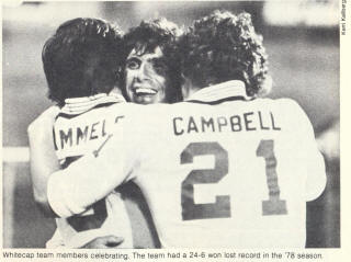 NASL Vancouver Whitecaps 78 home back bob cambell