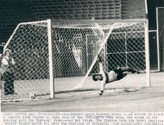 Caribous 78 Goalie Arnie Mausser, Timbers