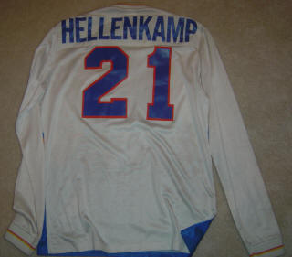 Stars 83-84 Road Jersey Hellencamp Back