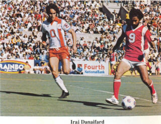 NASL Soccer Tulsa Roughnecks 79 Road Iraj Danaifard