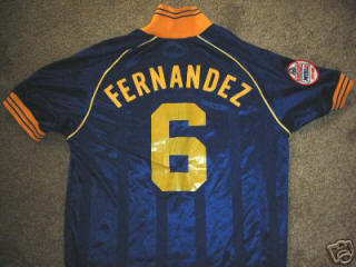 Sockers 87-88 Home Jersey George Fernandez Back