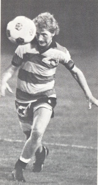 NASL Soccer Ft. Lauderdale Strikers 78 Road Kevin McClilnton wearing 77 Uni