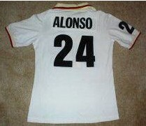 NASL Soccer Ft. Lauderdale Strikers 84 Home Jersey Ricardo Alonso BAck