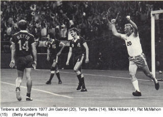 NASL Soccer Portland Timbers 77 Road Back Tony Betts